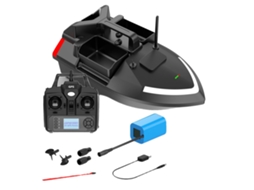 Barco De Isca, Posicionamento Gps, Sistema De Motor Duplo, Preto 12000mah Oem
