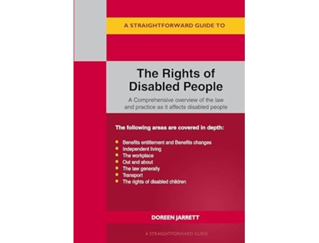 Livro The Rights of Disabled People de Doreen Jarrett (Inglês)