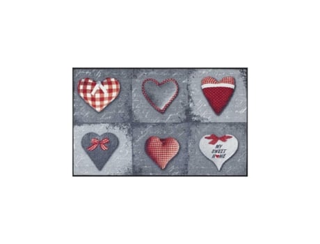 Tapete WASH + DRY (50 x 75 - Poliamida - Cinzento)