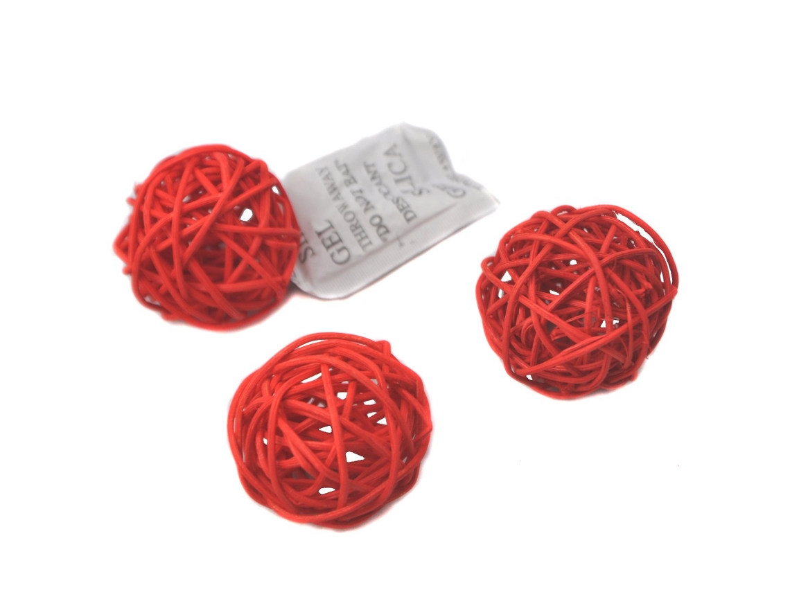 Conjunto De 10 Bolas De Vime Rattan Mesa Festa De Casamento Decoração De Natal Ehstmind