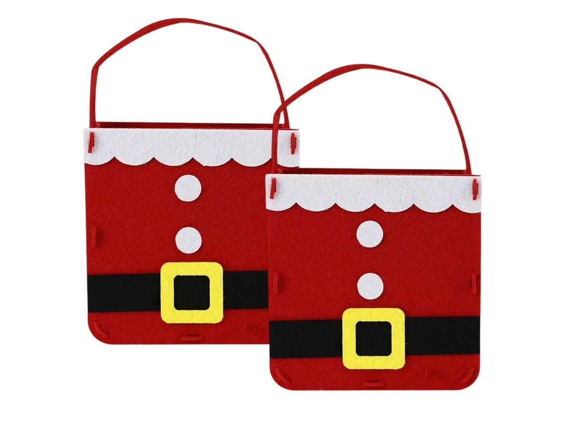 Elysve Sacolas De Feltro Para Presentes De Natal
