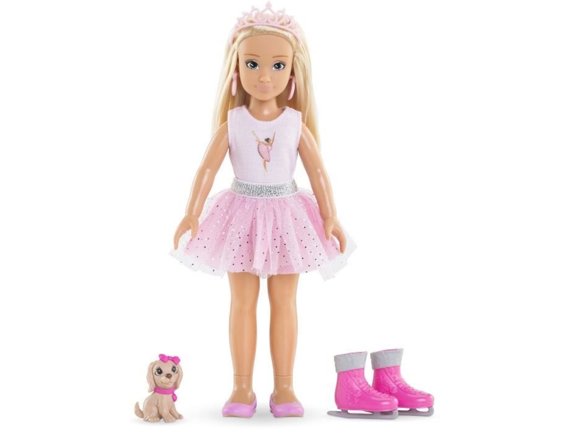 Boneca da moda - Bailarina Valentine - 28 cm - 4 acessórios - A partir dos 4 anos