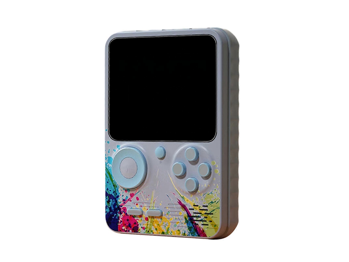 Gamepad Portátil 500 Em 1 Com Tela Lcd De 3 Polegadas, Console De Jogos Retrô Clássico 500, Suporte Para Conexão De Tv, Rosa Deslumbrante. Ly Ebike
