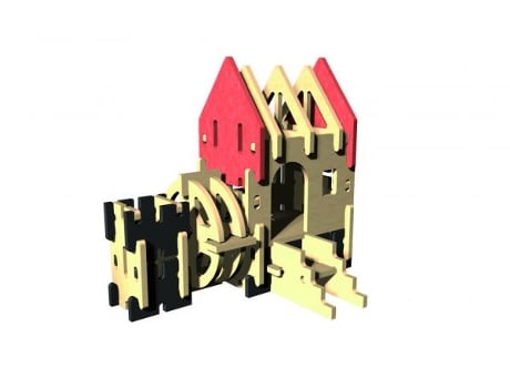 Puzzle ARDENNES TOYS Cinzento - 38 x 26 x 33 cm)