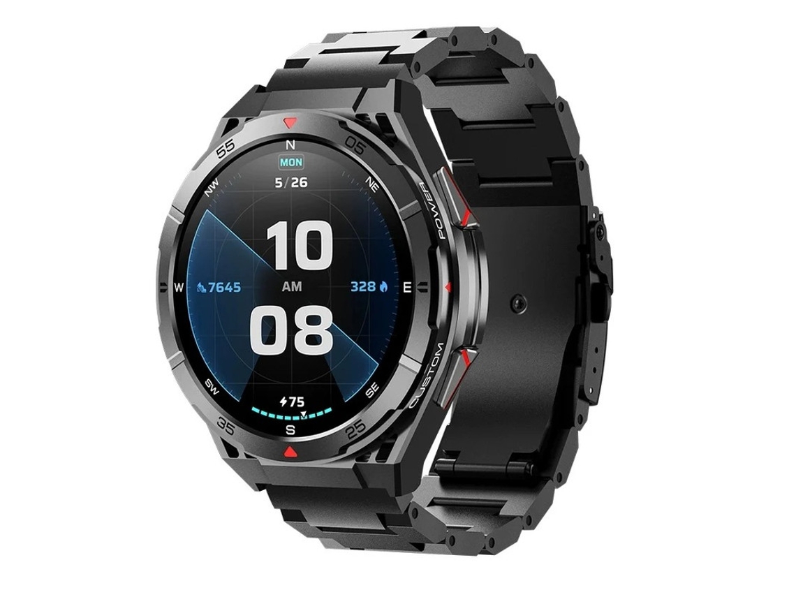 Relógio Inteligente Militar Masculino, À Prova Dágua 5atm, Posicionamento Gps, Com Pressão, Altitude E Bússola, Amoled De 1.43, Para Andro Yizhood