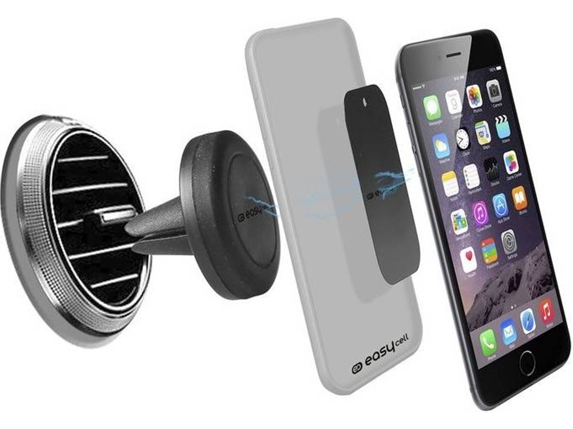 Suporte magnético EASYCELL Mag Easy Preto