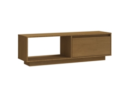Tv Cabinet, Tv Cabinets Vidaxl Marrom Madeira De Pinho (n/a)