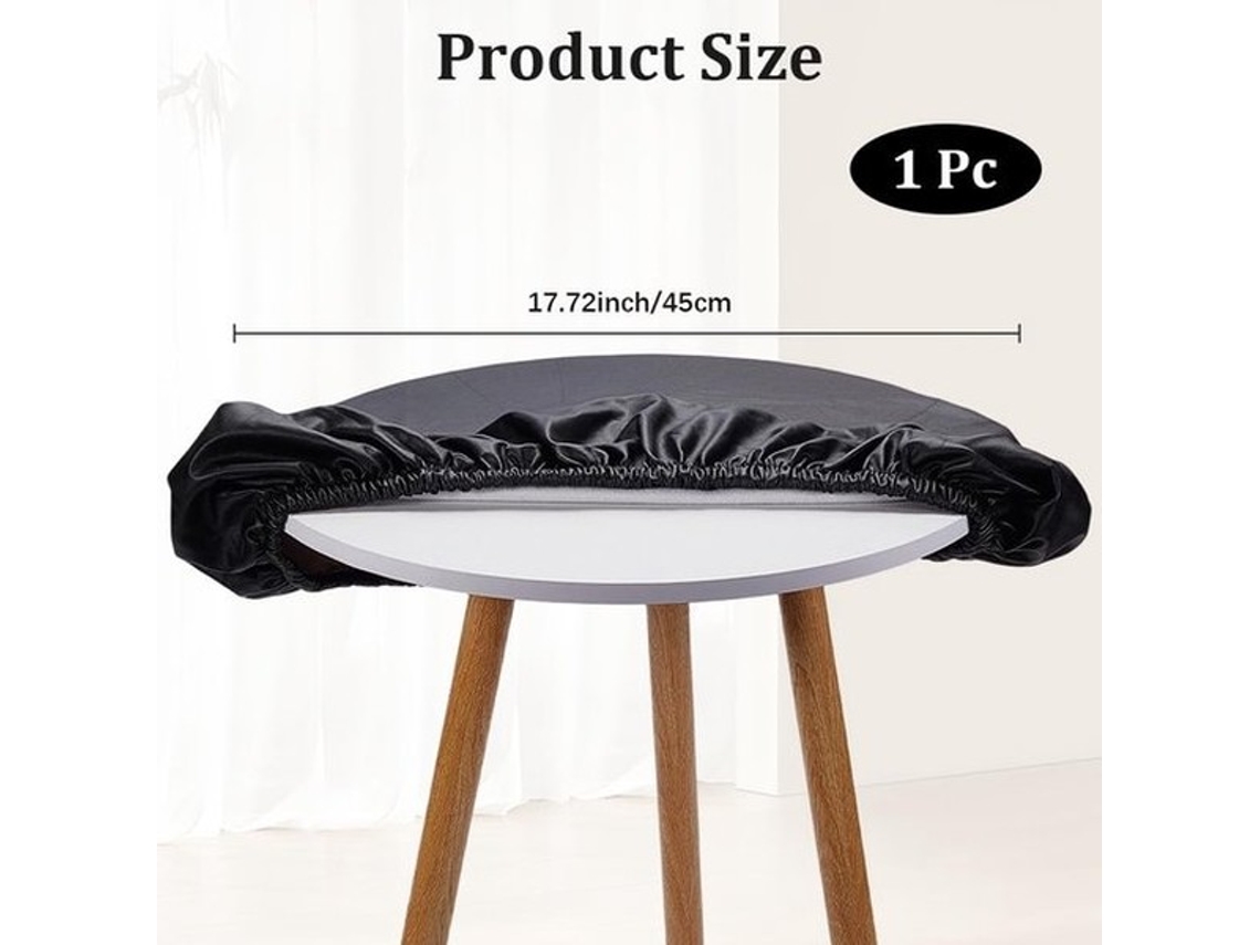 Tela De Mesa Redonda - Tela De Mesa Elástica De Spandex, Impermeável E Lavável