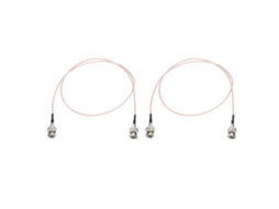 Aetheria 2pcs Cabo Sdi Hd Bnc Macho para Macho 80cm 75ohm Ptfe Latão para Câmeras 4k 8k