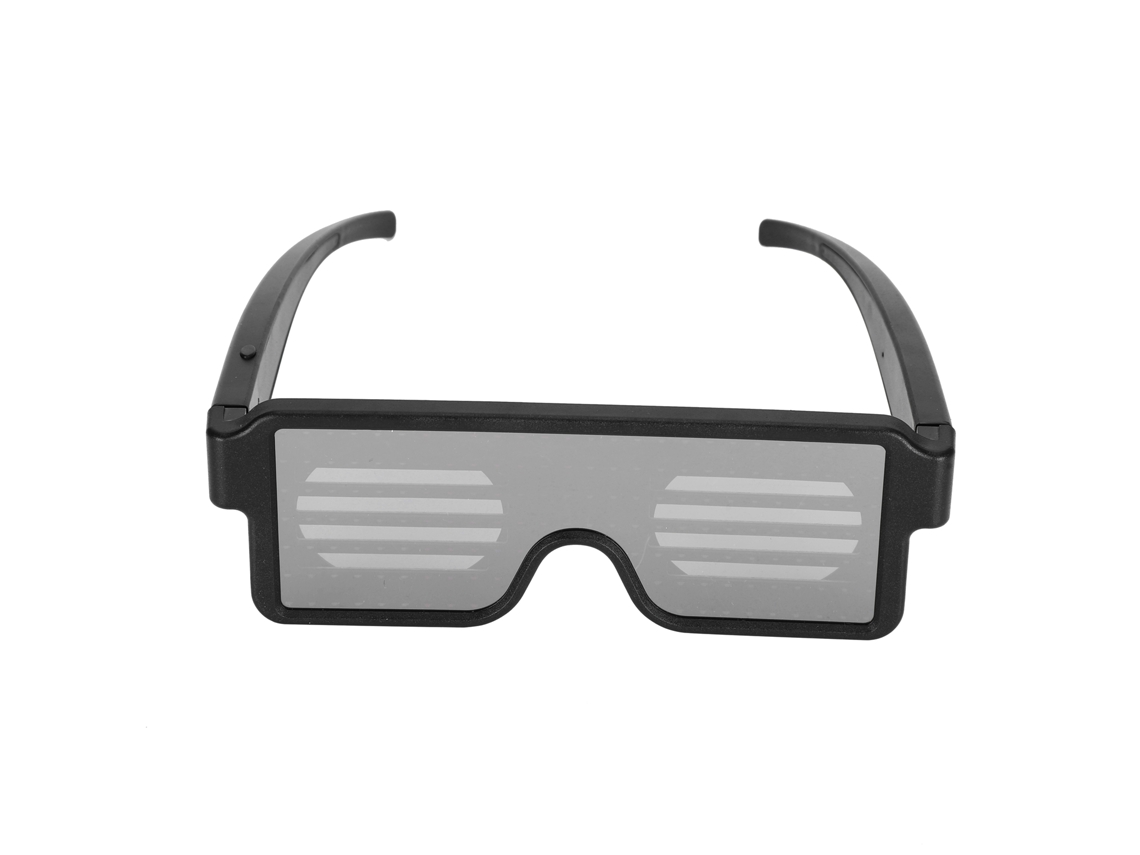 2026 gafas Luminosas com Carga Usb para Concierto Bar Patrón Ojo de Pez Luces Led Accesorios de Fiesta