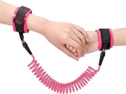 Pulseira Anti Perda De 2,5 M Para Crianças, Guia Segurança Elástica Giratória 360° Bebês E Crianças Pequenas Aquaforge (azul)