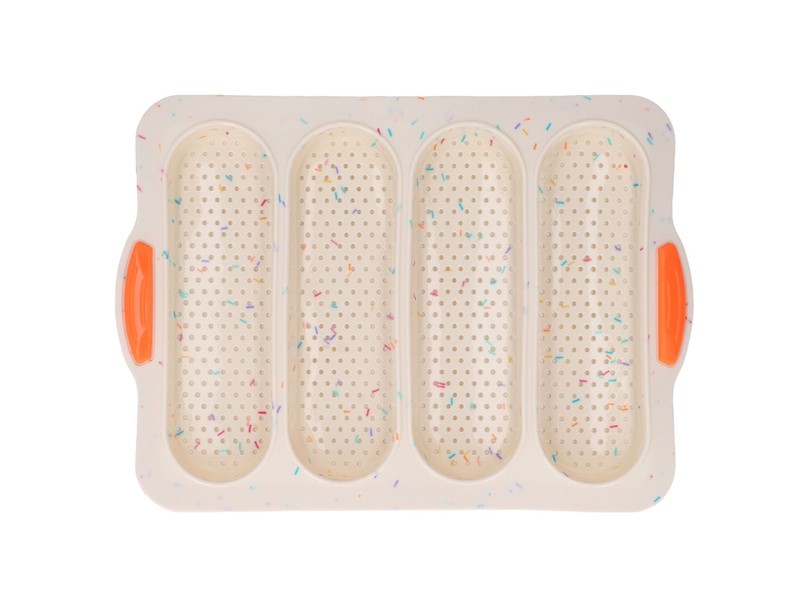 Molde de silicone Primerox para baguete com 4 sulcos