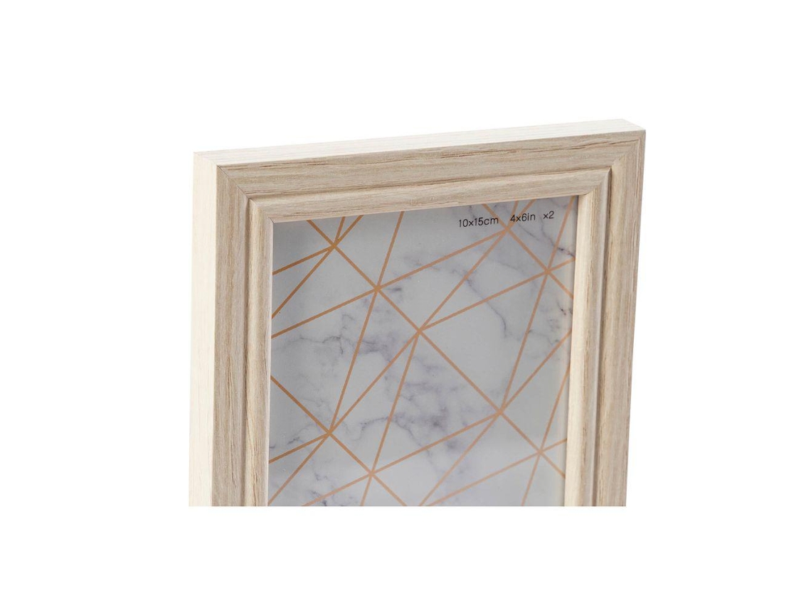Molduras de Parede Dkd Home Decor Cristal Madeira Mdf 7 Pcs