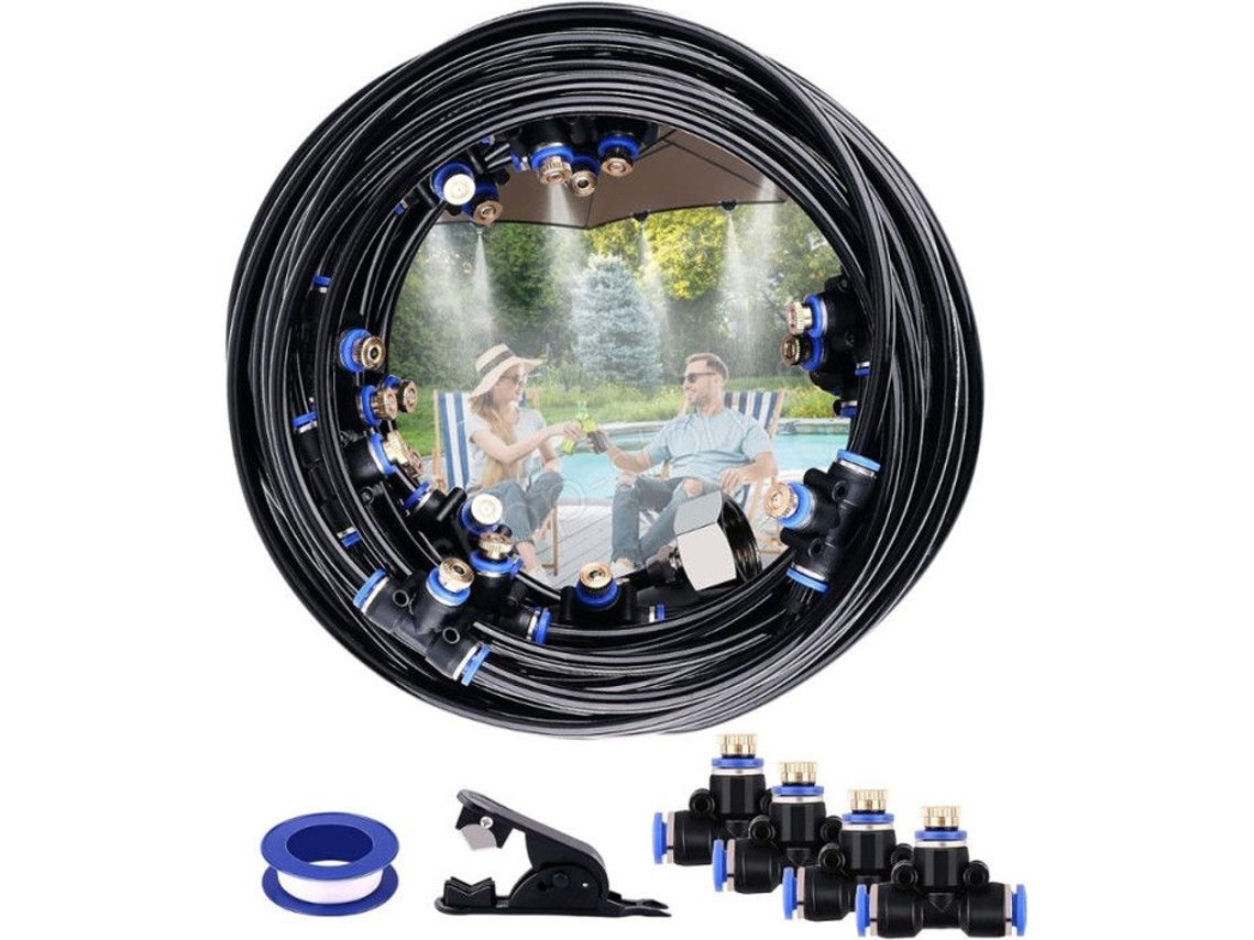 Brumi20m Kit Completo De Brumizador Externo De 20m Para Terraço, Guarda Sol, Pátio Ou Estufa Shop Story
