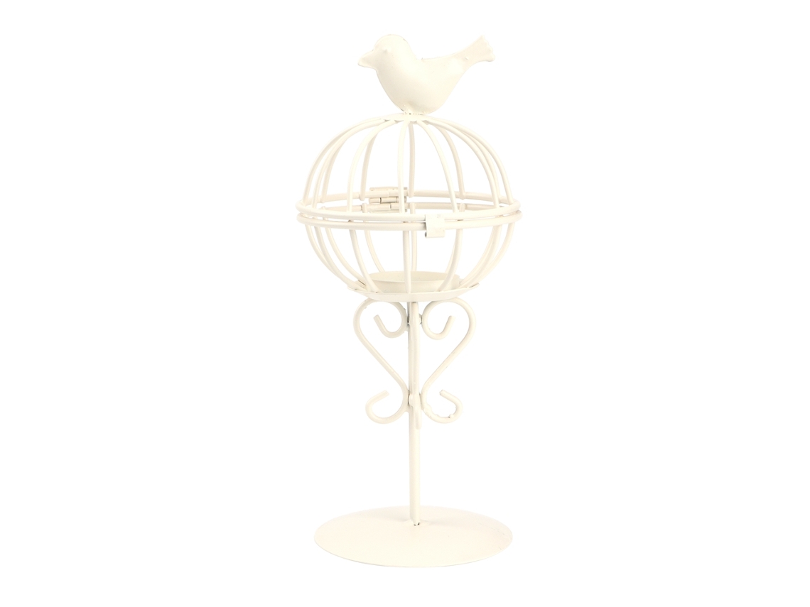 Laxiscreed Suporte De Velas Em Ferro Com Gaiola De Pássaro Para Decoração De Interiores