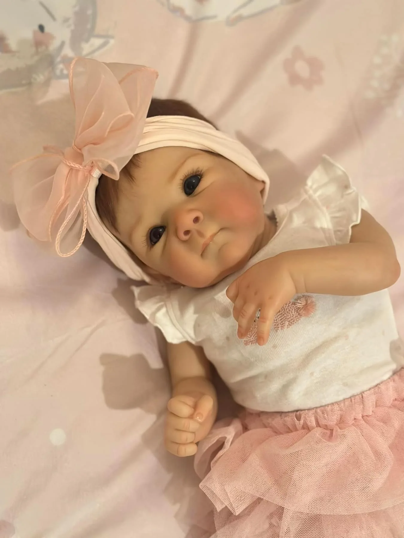 (branca) Boneca De Corpo Inteiro De 45 Cm (18 Polegadas), Macia Ao Toque, Pele 3d Pintada Em Múltiplas Camadas, Implante De Cabelo Feito À Mão.