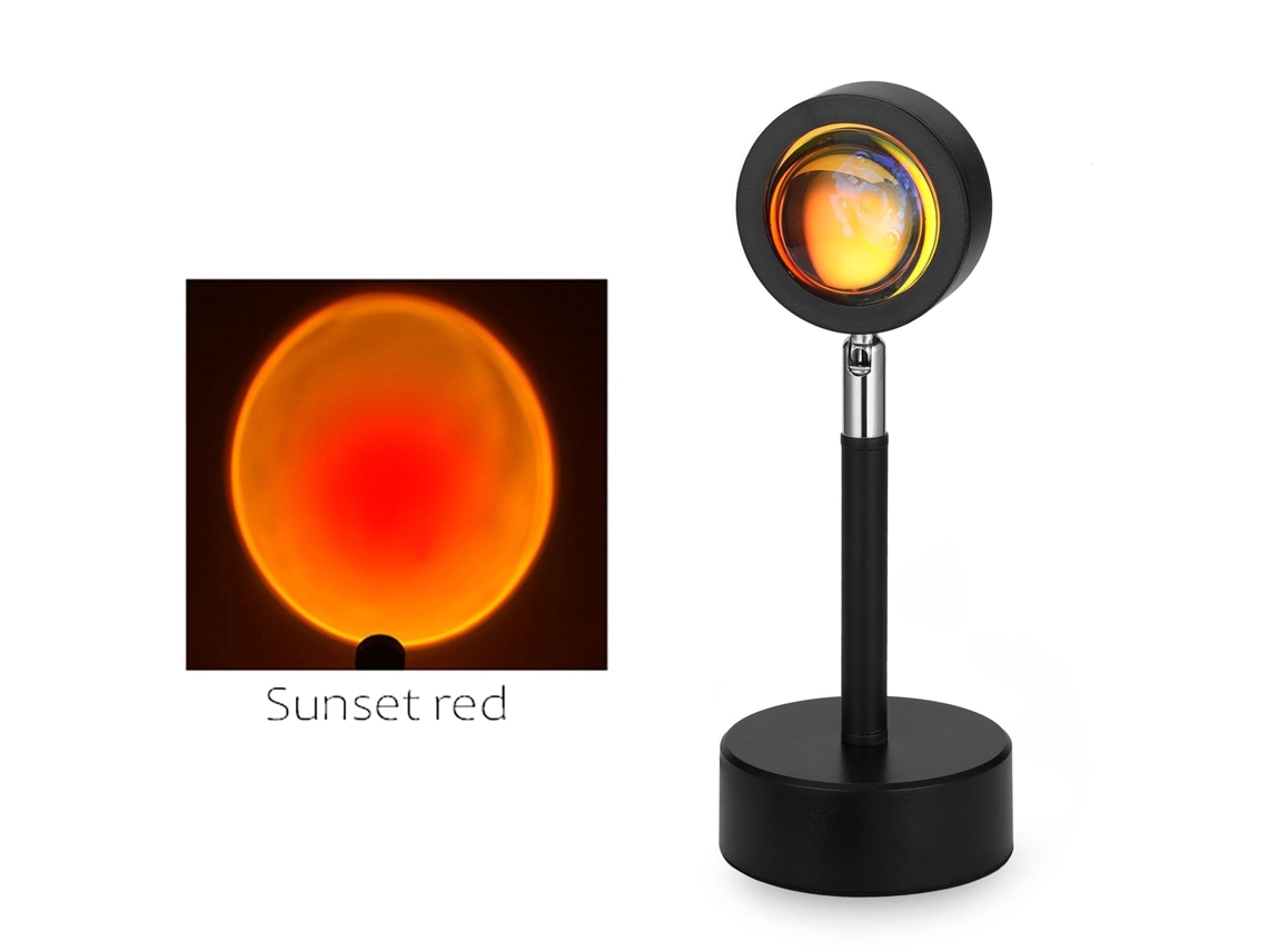 2026 projetor de por do Sol Led Lâmpada de Mesa Usb para Decoração de Parede e Luz Noturna em Casa