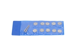 10 Peças Disco De Corte Diamante Fino Com Vara Roda De Esmeril Redonda Para Madeira Metal Pedra 16mm/0.6in