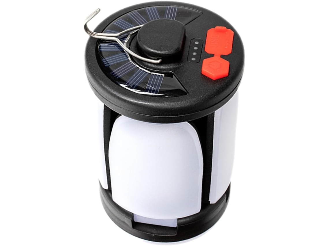 Luminária Solar Led Multifuncional Dobrável para Tenda, Compacta e Recarregável para Uso Externo. SFUSHOS