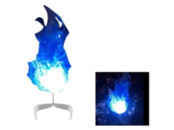 Adereço de Bola de Fogo Flutuante Led Brilhante para Festas e Cosplay Leve Resistente | S/MARCA