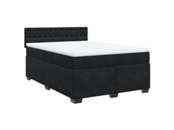 Box Spring Bed, Box Spring Beds Vidaxl Preto Veludo (140 X 200 Cm)
