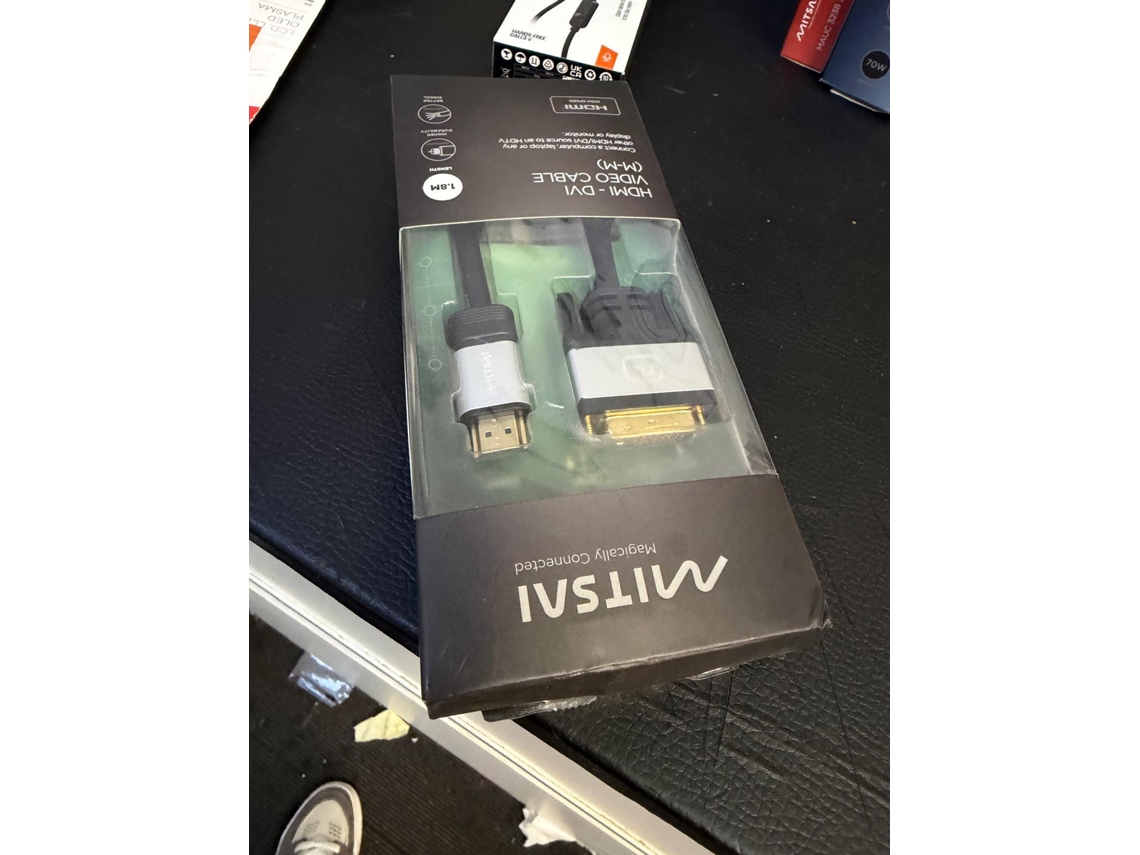 Cabo HDMI MITSAI (Outlet Caixa Aberta - DVI-D - 1.8m - Preto)
