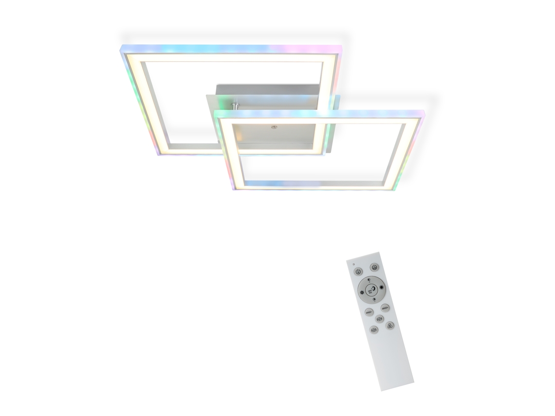 Led Luz de Teto Lâmpada Do Quarto Rgb Mudança de Cor Moderna Lâmpada Regulável com Controle Remoto 35W Sala Estar NETTLIFE