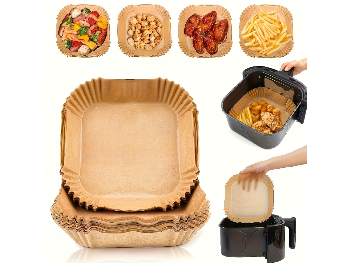 Forma De Silicone Para Air Fryer Resistente Ao Calor Elysve