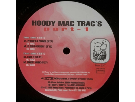 Vinil Hoody Mac Tracs Part-1 Step 2 House Records