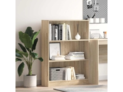 Vidaxl Estante 80x24x109 Cm Derivados De Madeira Carvalho Sonoma