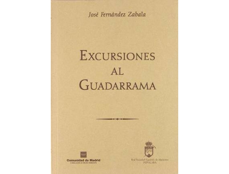 Livro Excursiones Al Guadarrama de Jose Fernandez Zabala (Espanhol)