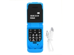 Telefone Flip Mini Laxiscreed Com 32mb/64mb E Tela De 0,66 Polegadas Para Uso Diário