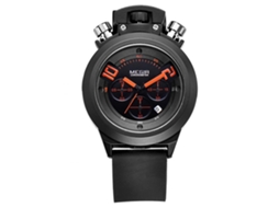 Reloj De Cuarzo Deportivo Simple Y Moderno Con Luminiscencia Para Hombres Megir Negro