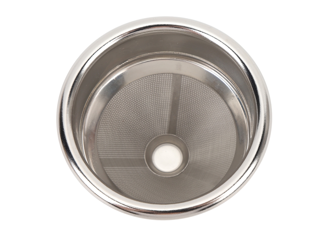 Cesta de filtro porta filtro 58mm aço inox 304 cone para cafeteira sem fundo | S/MARCA