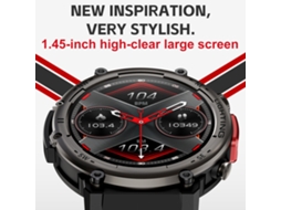 Smartwatch (monitoramento de saúde, modos multiesportivos)