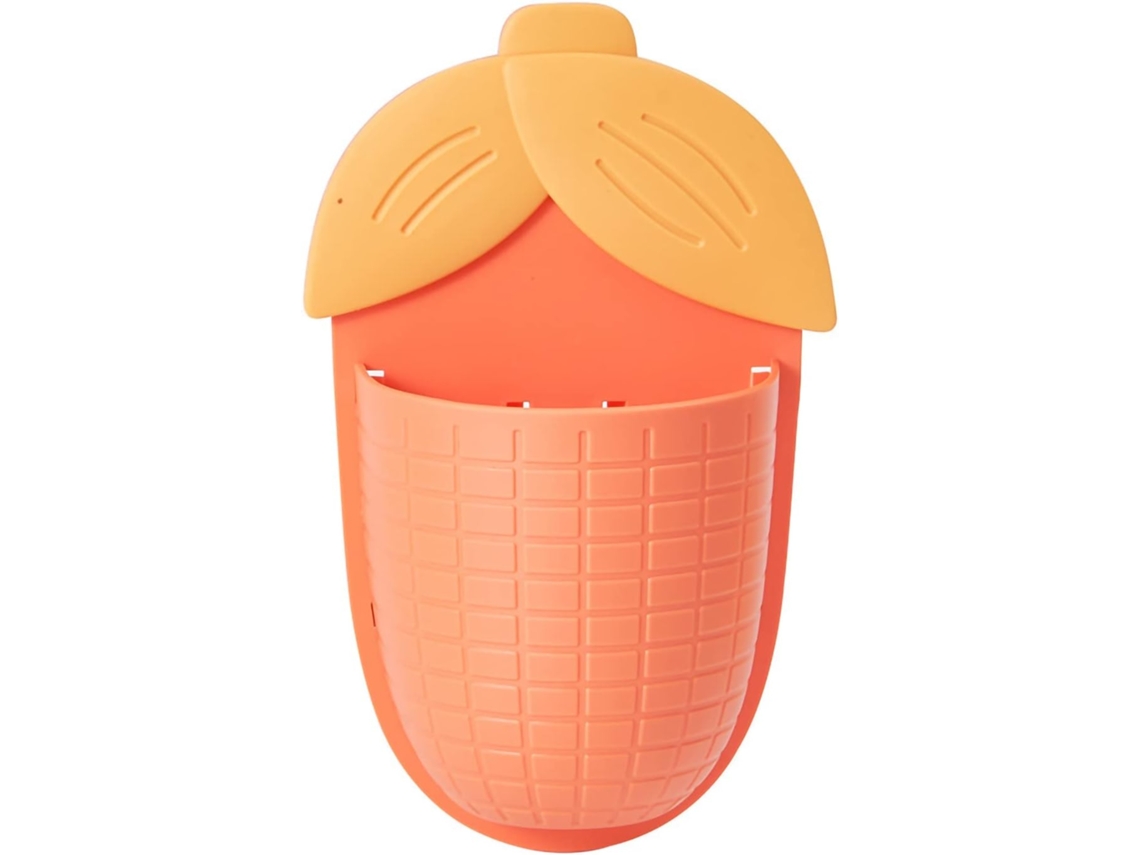 Organizador Multifuncional De Parede Cryfokt Para Banheiro, Cozinha E Escritório, Com Design Leve Laranja Crepúsculo
