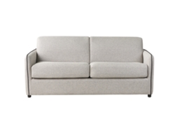 Sofá-cama BELIANI Ishoj De Tecido Cinzento Claro 176x96x80