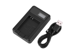 Carregador de bateria 2026 para câmera BP1030, bateria de lítio recarregável com carregamento rápido USB e tela LCD.