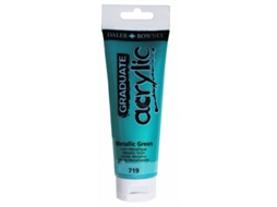 Pintura Acrílica Graduate Daler Rowny 120 Ml (719 Verde Metálico)