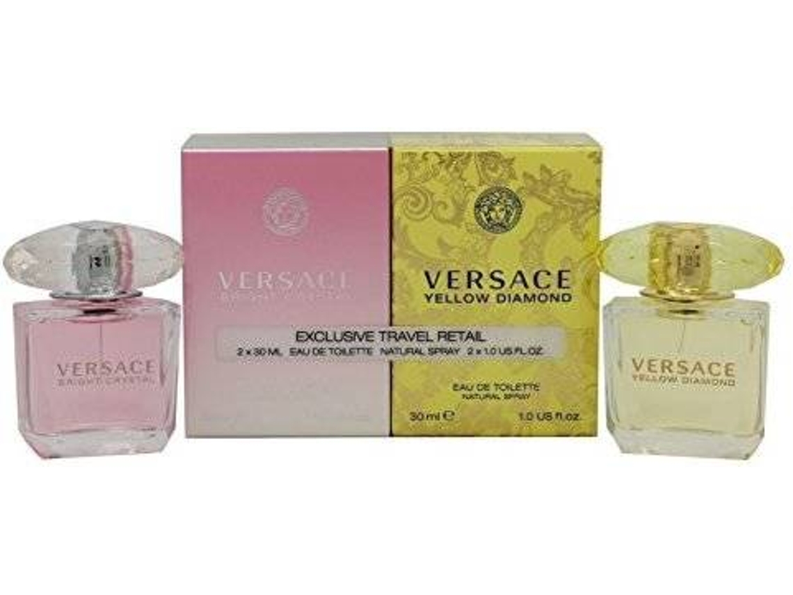 Coffret de Perfumes VERSACE Yellow Diamond & Bright Crystal I (30ml)