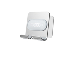 Suporte para Telefone Banheiro Vasco Cabeceira Parede Suporte de Metal para Telefone EOOCOO (sem Furaduras, Ajustável)
