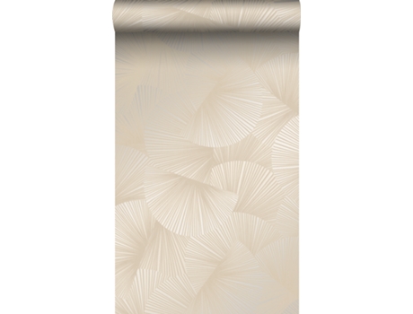 Papel De Parede Gráfico 3d Bege 0.53 X 10.05 M Origin Wallcoverings