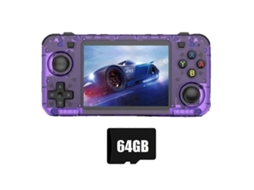 Console De Videogame Portátil Retrô R36h De 64 Gb, Mais De 20.000 Jogos, Linux, Videogame Portátil De Bolso De 3,5 Polegadas Para Crianças Ly Ebike