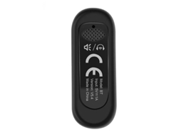 Fone de Ouvido Sem Fio Q26 com Lapela Bluetooth Adaptador Receptor Som Estéreo Led MDUG