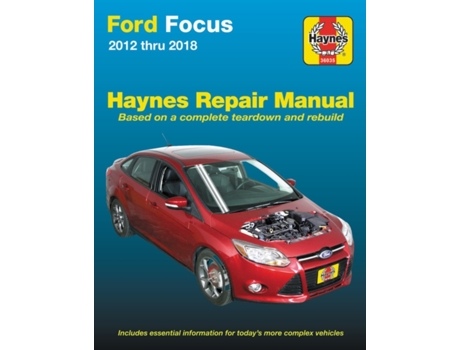 Livro ford focus 2012 thru 2018 haynes repair manual de editors of haynes manuals (inglês)