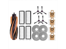Conjunto De 17 Peças: Escova Lateral Principal, Filtro Hepa, Pano De Limpeza, Saco De Pó Para Aspirador Robô P20 Pro / T5 Pro