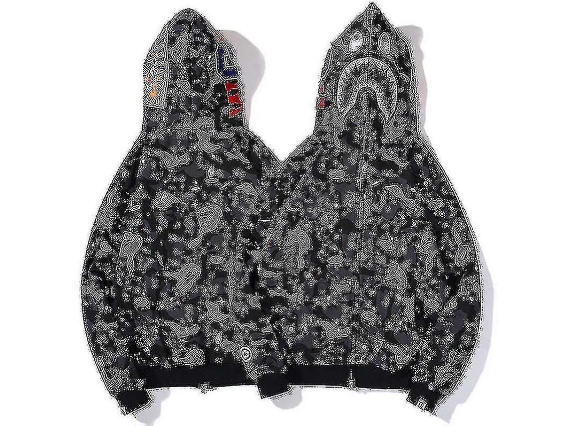 Fasst sudadera com Capuz Camuflagem para Menino, Jaqueta Solta, com Zíper, Poliéster, Estilo Casual