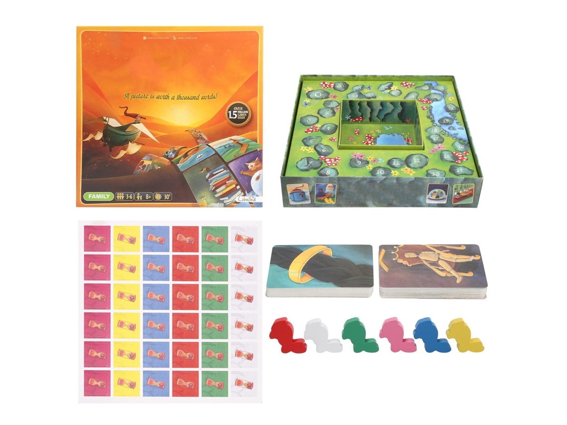 Mali Storyteller: Jogo de Cartas para Festas com Peças de Xadrez e Tabuleiro Fun