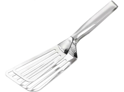 Espátula de Acero Inoxidable para Pescado Tenedor de Cocina Multifuncional Con Mango Largo Excedente de Grasa