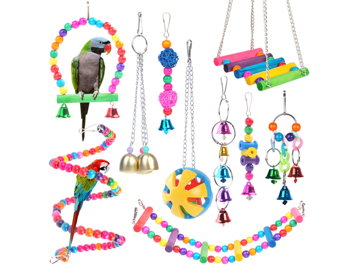Brinquedos coloridos com sinos, escada e balanço AQUAFORGE